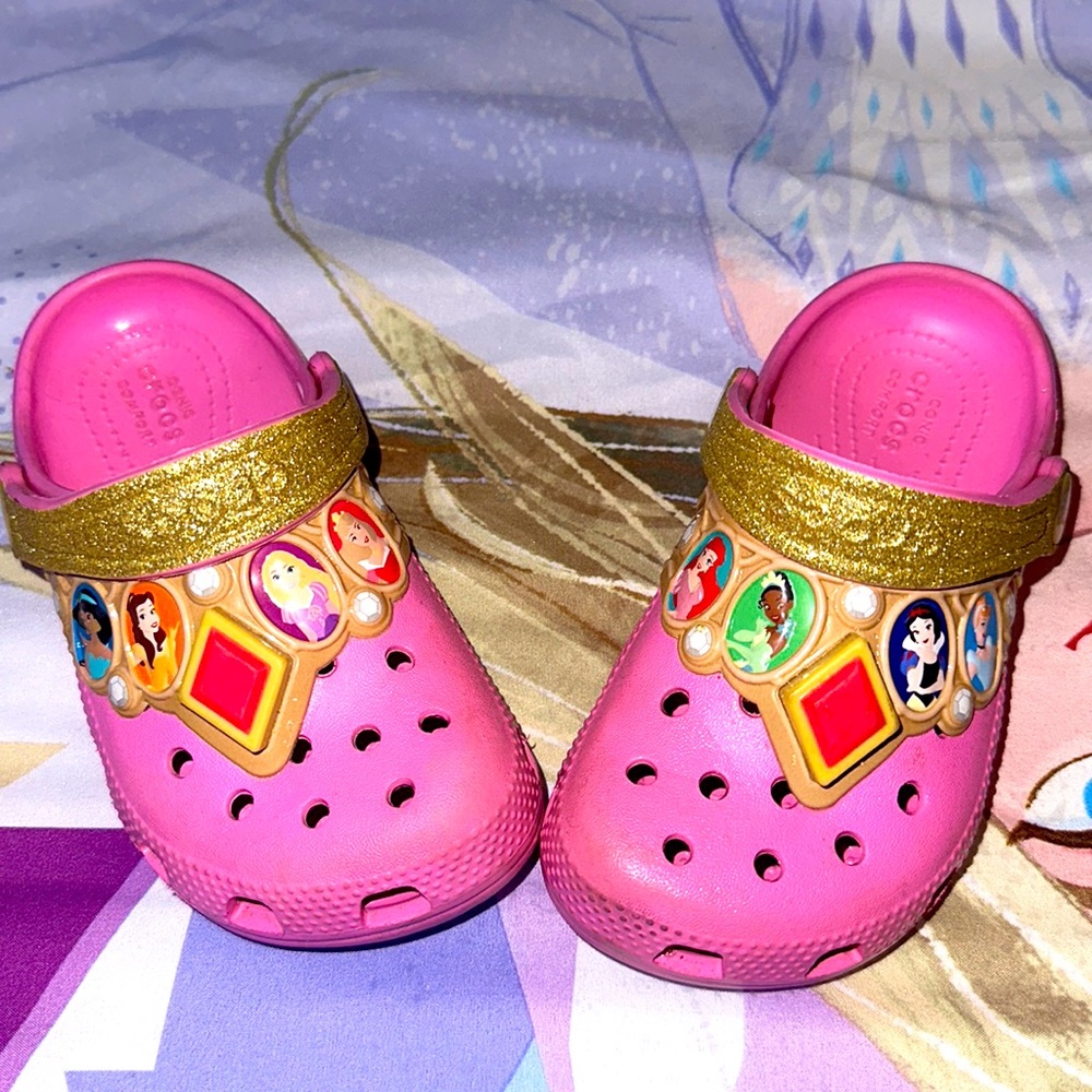 Disney Princess Crocs size 10 toddler